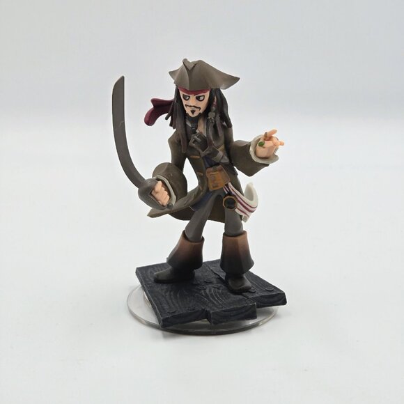 Pirates Of The Caribbean Disney Infinity Figure 2.0 Captain Jack Sparrow Loose - Picture 2 of 9